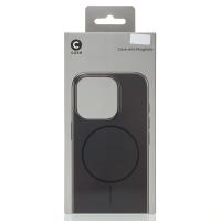 Силиконовый чехол Slim Ring Glamour с поддержкой MagSafe для Samsung S24 black
