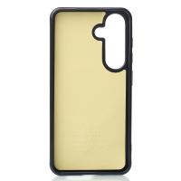 Силиконовый чехол Slim Ring Glamour с поддержкой MagSafe для Samsung S25 black