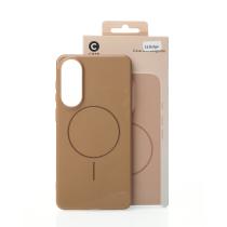 Силиконовый чехол Slim Ring Glamour с поддержкой MagSafe для Samsung S25 Edge desert titanium