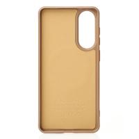 Силиконовый чехол Slim Ring Glamour с поддержкой MagSafe для Samsung S25 Edge desert titanium