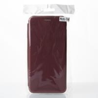 чехол-книга 360 для Motorola E40 STANDARD бордовый