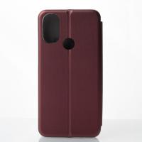 чехол-книга 360 для Motorola E40 STANDARD бордовый