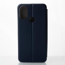 чехол-книга 360 для Motorola E40 STANDARD темно-синий