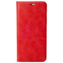чехол-книга DC ELEGANT для Motorola G06 красный