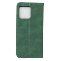 чехол-книга DC ELEGANT для Moto G15 4G / G17 темно-зеленый