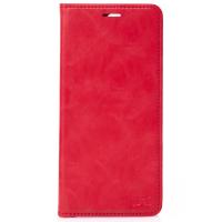 чехол-книга DC ELEGANT для Motorola G56 красный