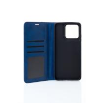 чехол-книга DC ELEGANT для Motorola G56 синий