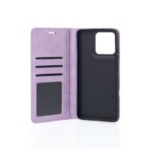 чехол-книга DC ELEGANT для Motorola G56 сиреневый