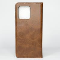 Чохол-книга DC ELEGANT для телефону Motorola G86 коричневий