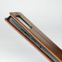 Чохол-книга DC ELEGANT для телефону Motorola G86 коричневий