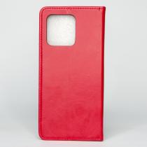 чехол-книга DC ELEGANT для Motorola G86 красный