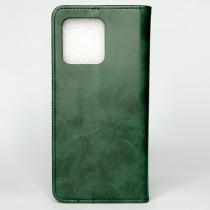 чехол-книга DC ELEGANT для Motorola G86 темно-зеленый