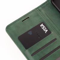 чехол-книга DC ELEGANT для Samsung A15 темно-зеленый