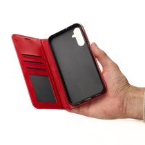 чехол-книга DC ELEGANT для Samsung A24 красный