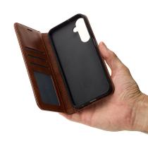 чехол-книга DC ELEGANT для Samsung A25 коричневый