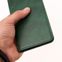 чехол-книга DC ELEGANT для Samsung A25 темно-зеленый