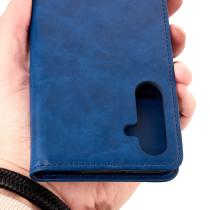 чехол-книга DC ELEGANT для Samsung A26 синий