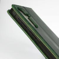 чехол-книга DC ELEGANT для Samsung A37 темно-зеленый