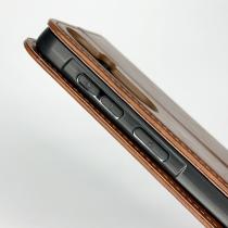 Чохол-книга DC ELEGANT для телефону Samsung A57 коричневий