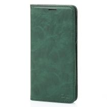 Чохол-книга DC ELEGANT для телефону Samsung S21 FE темно-зелений