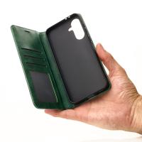 чехол-книга DC ELEGANT для Samsung S23 FE темно-зеленый