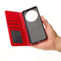 Чохол-книга DC ELEGANT для телефону Xiaomi Redmi 14C червоний