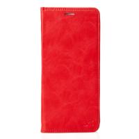 чехол-книга DC ELEGANT для Xiaomi Redmi 15 (169 mm) красный