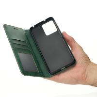 чехол-книга DC ELEGANT для Xiaomi Redmi Note 12 4G темно-зеленый