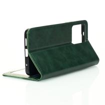 чехол-книга DC ELEGANT для Xiaomi Redmi Note 12 4G темно-зеленый