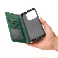 чехол-книга DC ELEGANT для Xiaomi Redmi Note 14 5G темно-зеленый