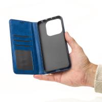 чехол-книга DC ELEGANT для Xiaomi Redmi Note 14 5G синий