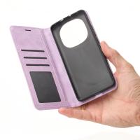 чехол-книга DC ELEGANT для Xiaomi Redmi Note 14 Pro Plus 5G сиреневый