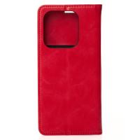 чехол-книга DC ELEGANT для Xiaomi Redmi Note 14 4G (163 mm) красный