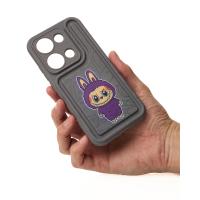 Чехол Labubu для iPhone 11 серый