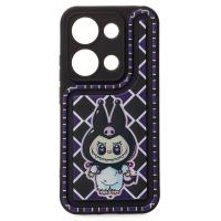 Чехол Labubu для iPhone 14 Pro Max черный