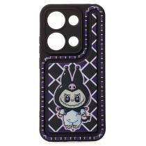 Чехол Labubu для iPhone 15 черный