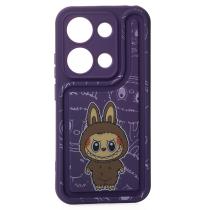 Чехол Labubu для Samsung A05 / M05 фиолетовый