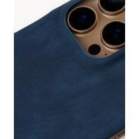 Чехол LEATHER Case для iPhone 14 denim