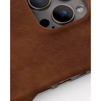 Чехол LEATHER Case для iPhone 14 Pro Max brown