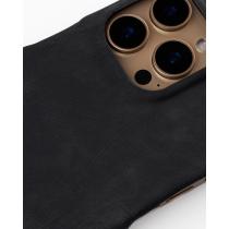 Чехол LEATHER Case для iPhone 15 black