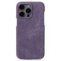 Чехол LEATHER Case для iPhone 15 deep purple