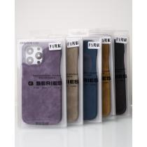 Чехол LEATHER Case для iPhone 15 Pro Max deep purple
