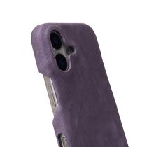 Чохол LEATHER Case для iPhone 16 deep purple