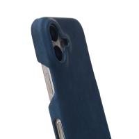 Чехол LEATHER Case для iPhone 16 denim