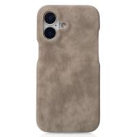 Чехол LEATHER Case для iPhone 16 natural titanium