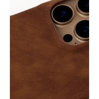 Чехол LEATHER Case для iPhone 16 Pro brown