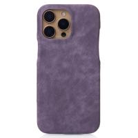 Чехол LEATHER Case для iPhone 16 Pro deep purple