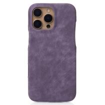 Чохол LEATHER Case для iPhone 16 Pro deep purple