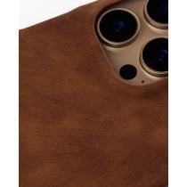 Чехол LEATHER Case для iPhone 16 Pro Max brown