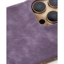 Чохол LEATHER Case для iPhone 16 Pro Max deep purple